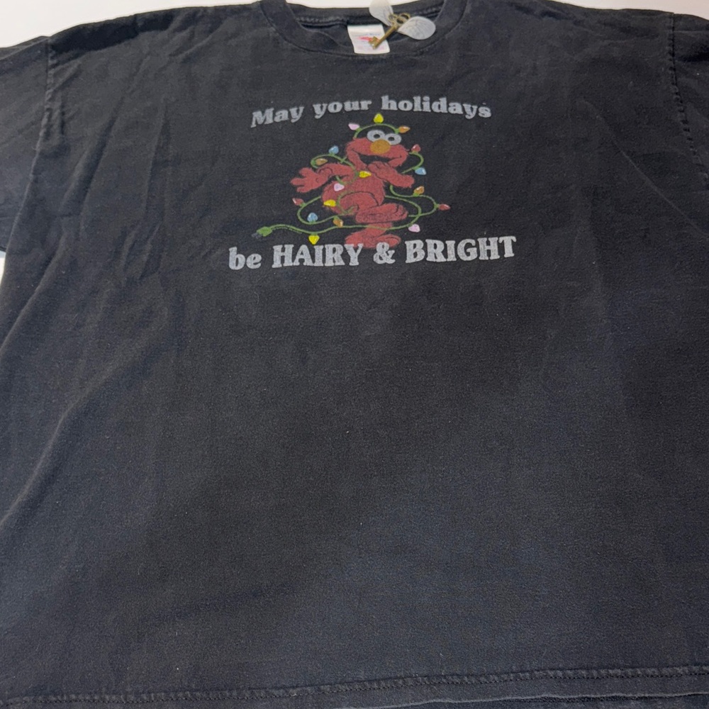 Vintage Elmo‎ Christmas T-Shirt Tennessee River Tag size XXL